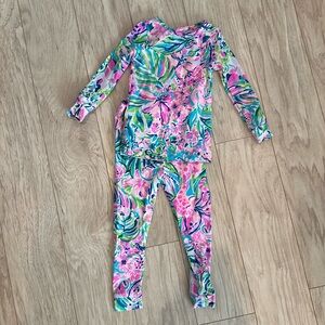 Never Worn Lilly Pulitzer Lilly’s Favorite Things Pajamas 2T